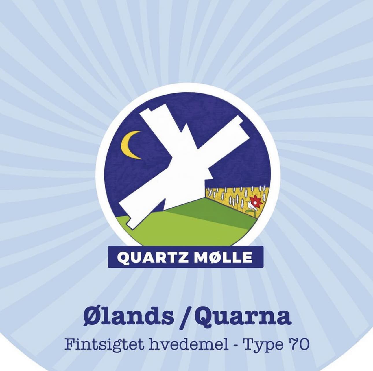 Quartz Mølle Naked Spelt Quarna BIO T70 fine sifted 3kg