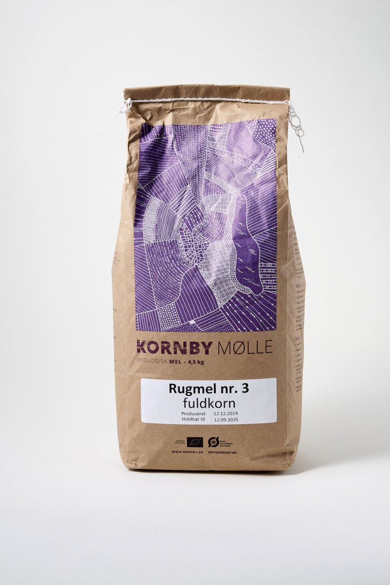 Kornby Mølle Rye Flour BIO 4,5kg - SIMPEL - sourdough & coffee