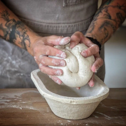 Proofing Basket (Oval Grooved) - SIMPEL - sourdough & coffee